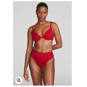 Cuup The Plunge Bikini Top Size 4